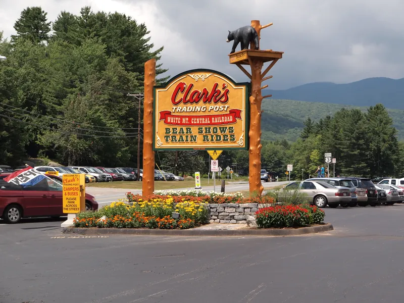 Clark's Trading Post sign in Lincoln