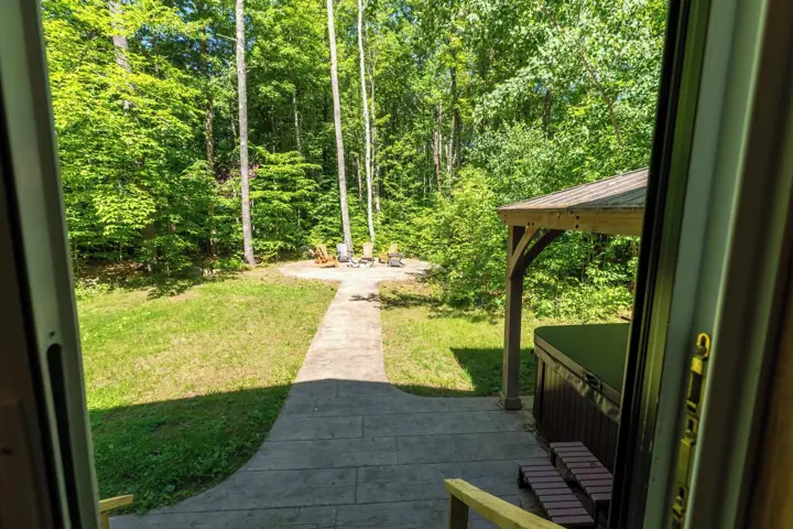 From the porch