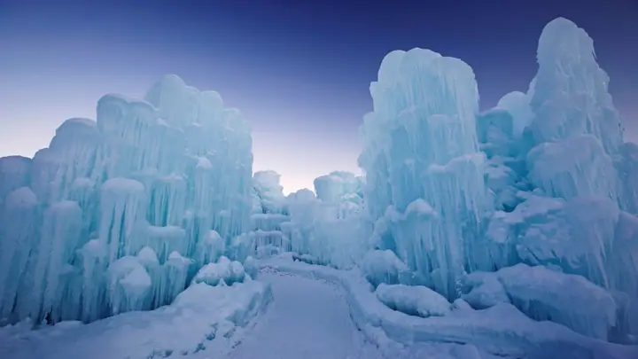 Ice castles is a must see in lincoln nh
