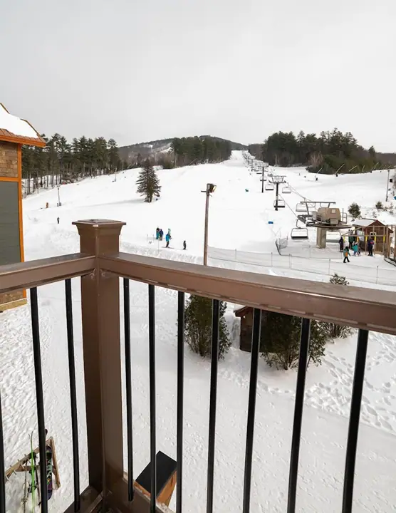 What you see from your slope side rental