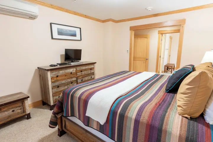 Master suite with TV summer comforter