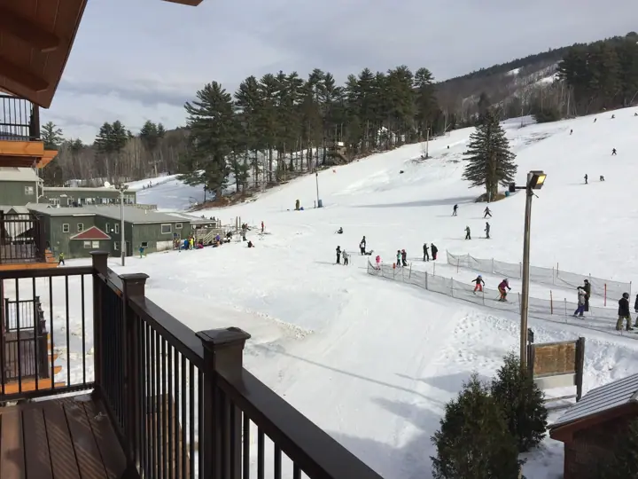 Mountain view from living area – ski lift just a few steps away