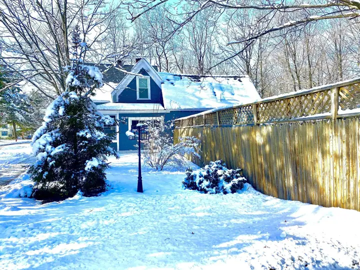 From driveway view