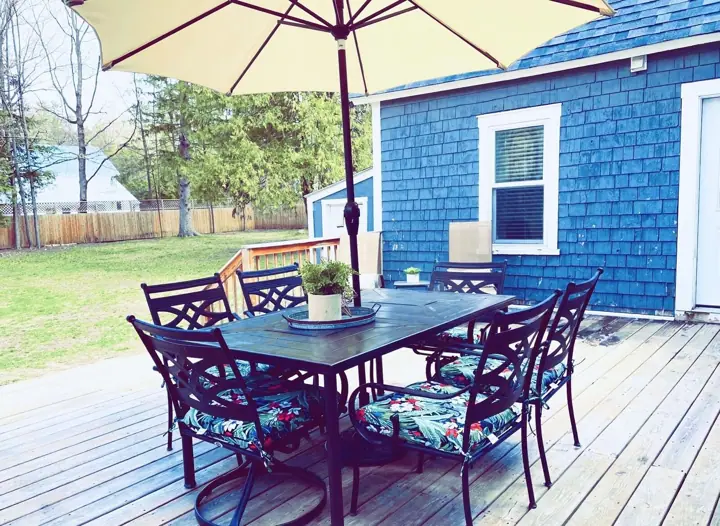 Back deck Great outdoor living