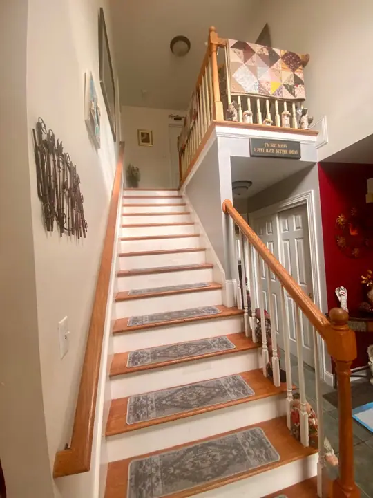 Stairs to the bedrooms