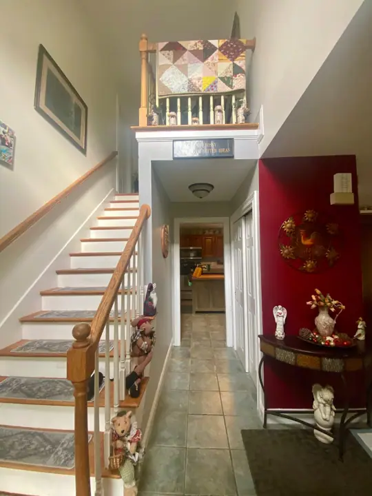 As you enter the home