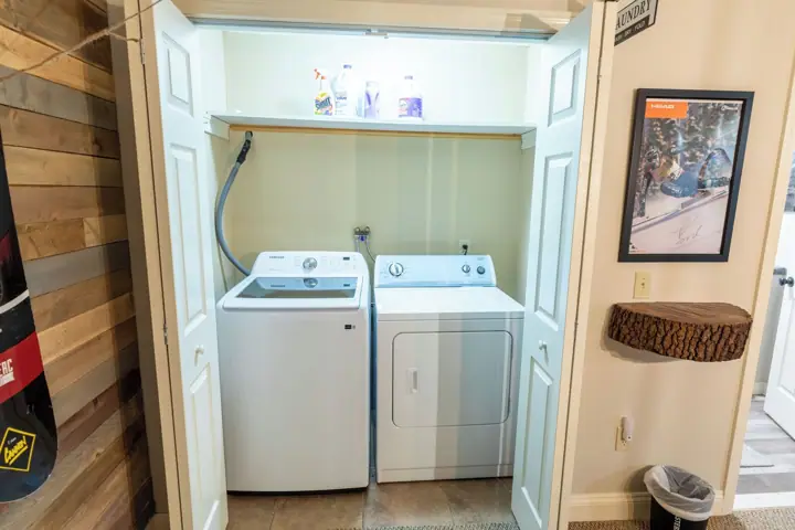 Washer and dryer lower level