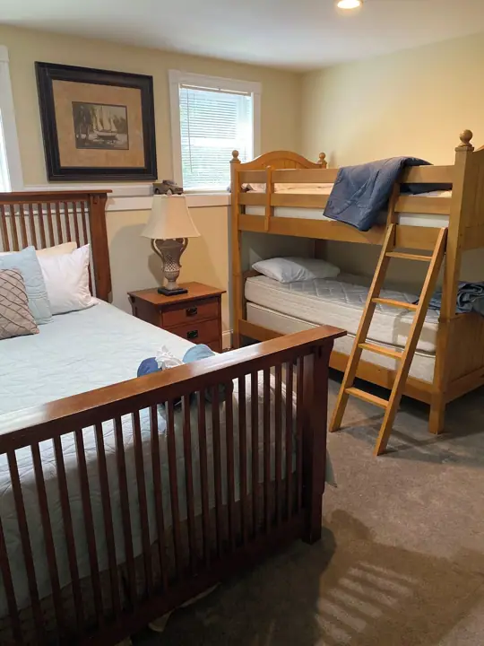 Added a set of bunkbeds on lower level