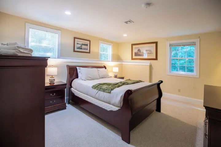 This bedroom on main floor now has a bunkbed set